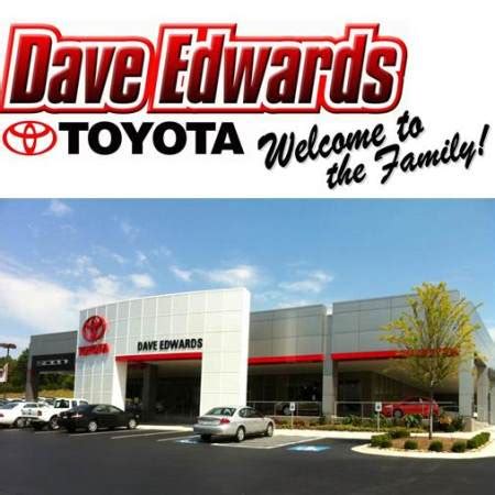 Dave edwards toyota - Toyota Certified Automotive Sales Consultant: South Carolina, USA lxx@spartanburgtoyota.com: Timothy Kelly: Internet Sales Manager: South Carolina, USA kxx@spartanburgtoyota.com: Erick Heinz: Used Car Wholesale Manager.